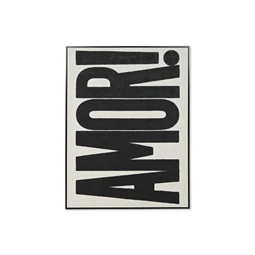 Kép "Amor" felirat kézzel festett 103x4,5x143 cm