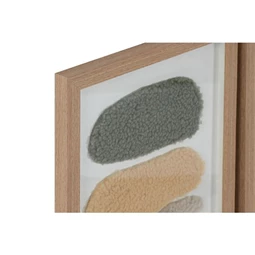 Kép absztrakt 3D-s, keretes 30x2,5x60 cm 2 féle