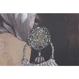 Kép afrikai nő 60x2x60 cm 2 féle