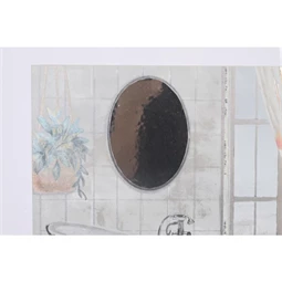 Kép fürdőszoba, keretes 42x2x42 cm 2 féle