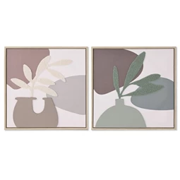 Kép keretes, 3D vázás 60x4,5x60 cm 2 féle