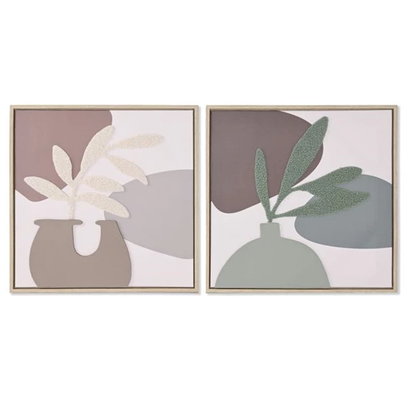 Kép keretes, 3D vázás 60x4,5x60 cm 2 féle