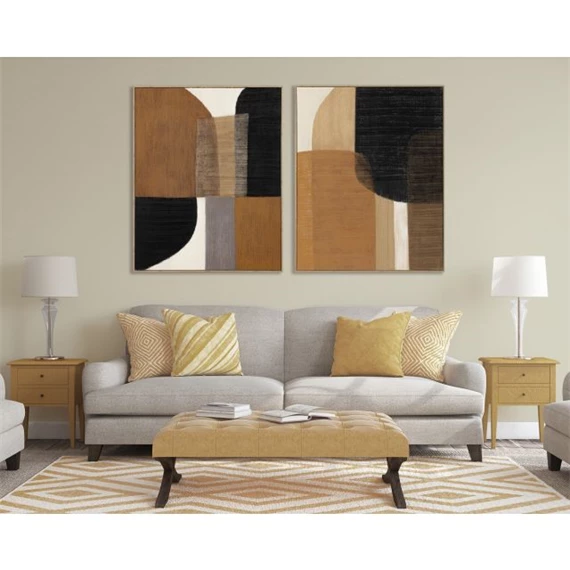 Kép keretes, absztrakt 82x3,2x102 cm 2 féle