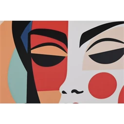 Kép keretes, absztrakt nő 80x3,5x80 cm 2 féle