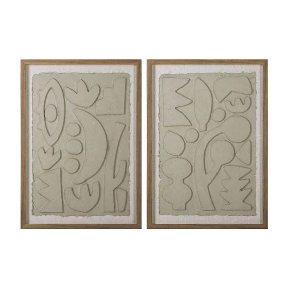 Kép keretes, absztrakt 50x3x70 cm 2 féle