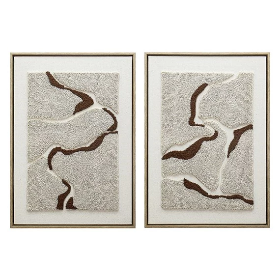 Kép keretes, absztrakt 50x3x70 cm 2 féle