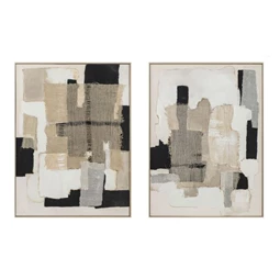 Kép keretes, absztrakt 90x4,5x120 cm 2 féle