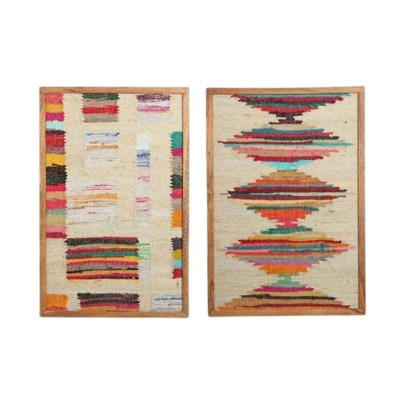 Kép keretes, chindi 60x3x90 cm 2 féle