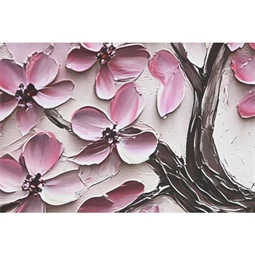 Kép keretes, cseresznyefa 103x4x103 cm 2 féle