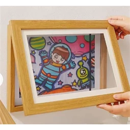 Kép keretes, macis 34x3x44 cm