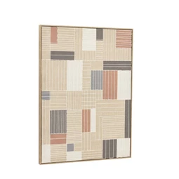 Kép keretes, négyzetek 3D-s 60x3,2x80 cm 2 féle