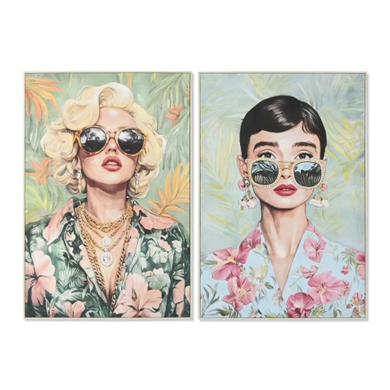 Kép keretes, nő 82,5x3,5x122,5 cm 2 féle