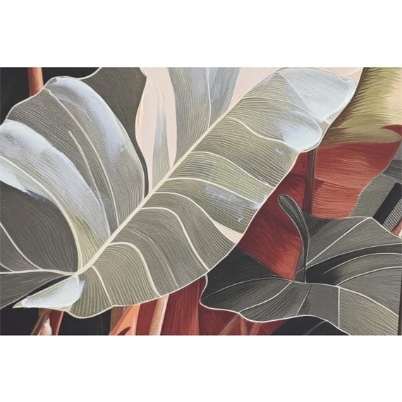 Kép keretes, pálma 83x4x123 cm 2 féle