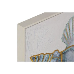 Kép keretes, tengeri, flitteres 40x3x40 cm 2 féle