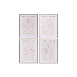 Kép keretes 45x2,5x60 cm 4 féle