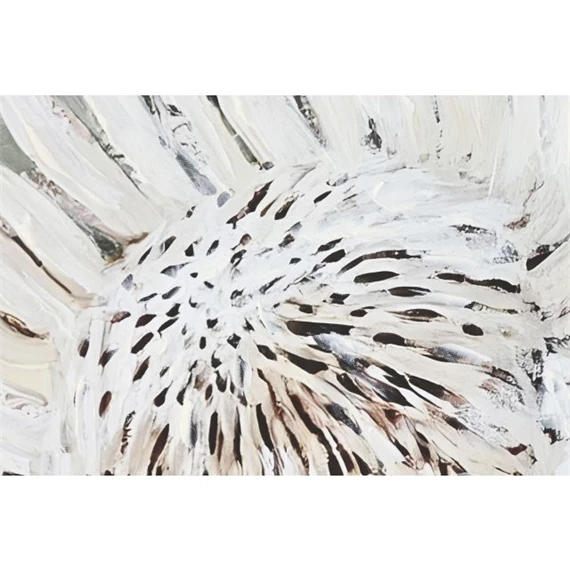 Kép keretes, virág, kézzel festett 83x4x83 cm 2 féle