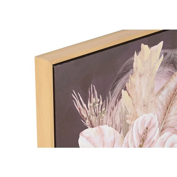 Kép lány virággal 50x3,5x70 cm 2 féle