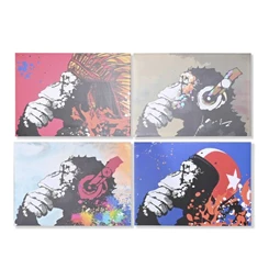 Kép majom 70x1,8x50 cm 4 féle