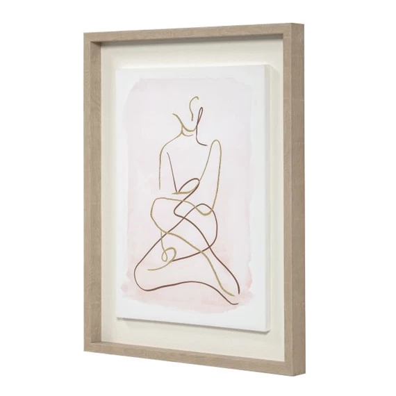 Kép nő absztrakt 42x3,5x52 cm 2 féle