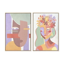 Kép nő keretes 63x4x93 cm 2 féle