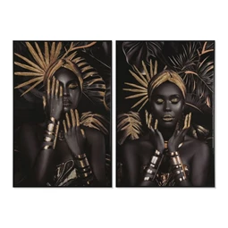 Kép nő, keretes 80x3,5x120 cm 2 féle