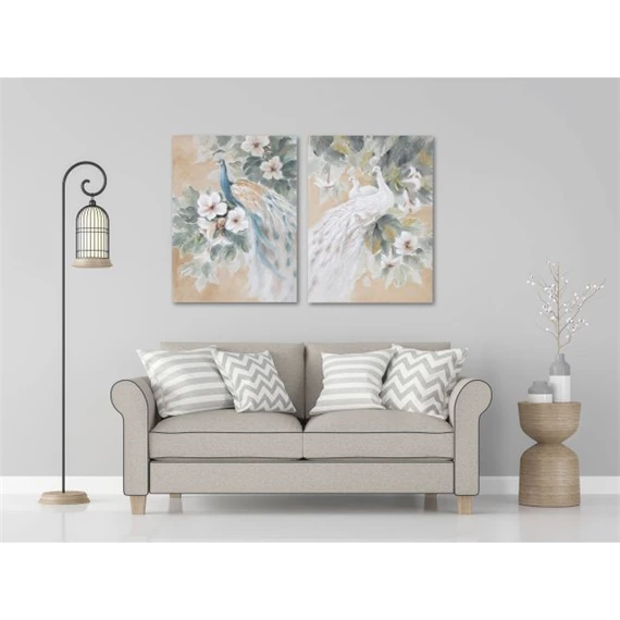 Kép páva 90x3,7x120 cm 2 féle