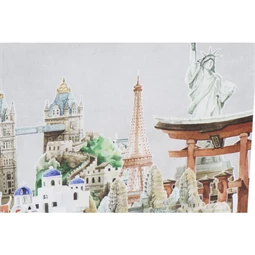 Kép város 90x2x30 cm 2 féle