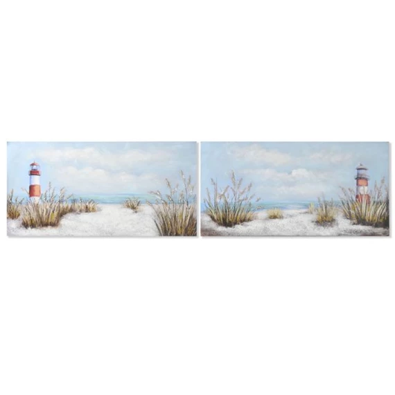 Kép világítótorony kézzel festett 140x3x70 cm 2 féle