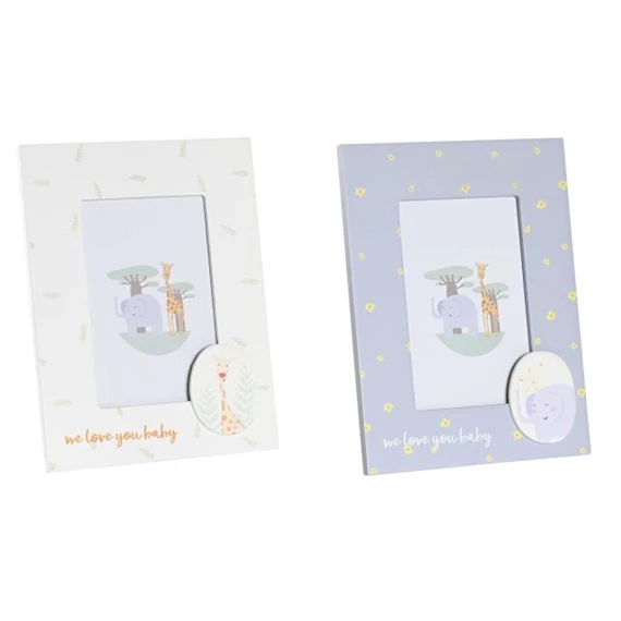 Képkeret elefántos 17x1,5x22 cm 2 féle