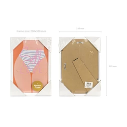 Képkeret fehér 20x30 cm