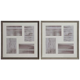 Képkeret többfotós 32x3x32 cm 2 féle