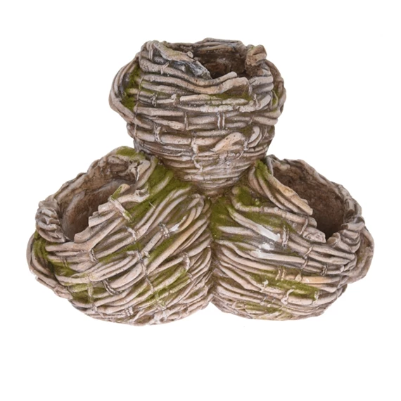 Kerti kaspó együttes, ültethető 42x21x34 cm