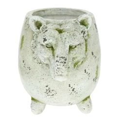 Kerti kaspó ültethető, mohás, farkas 26x22x27 cm