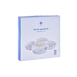 Kínáló előételhez 25x25x10 cm