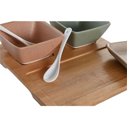 Kínáló szett előételhez 24x23,5x1,5 cm S/6