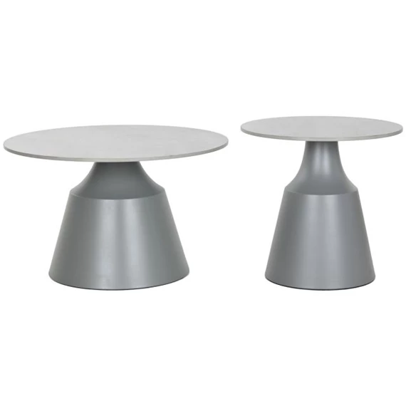 Kisasztal kör alakú, márvány minta 70x70x1 cm S/2