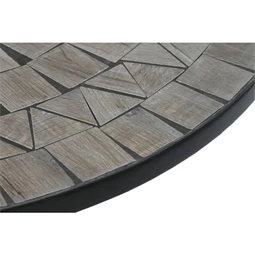 Kisasztal kovácsoltvas, mozaik mintával 80x80x76 cm