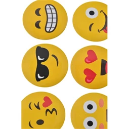 Kitűző Smile 3,7x0,5 cm 9 féle