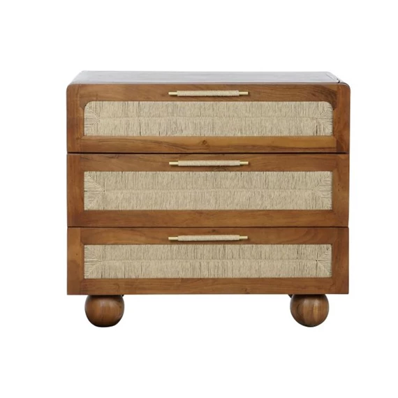 Komód fonott 90x45x90 cm