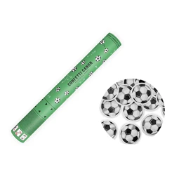 Konfetti ágyú focikkal mix 40 cm