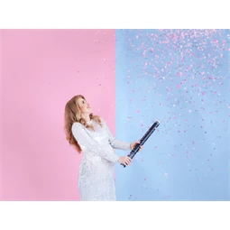 Konfetti ágyú nem felfedéshez rózsaszín 60 cm