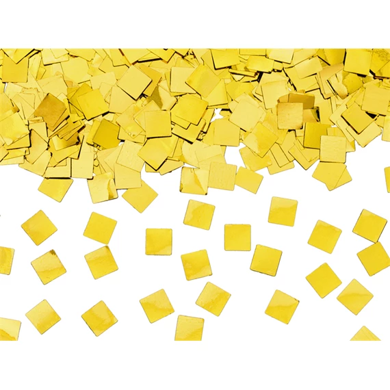 Konfetti ágyú pezsgősüveg alakú 20,5 cm arany