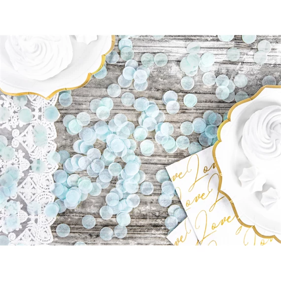 Konfetti körök világoskék 15 g