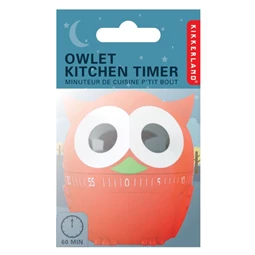 Konyhai óra, bagoly 6,35x10,8x6,35 cm