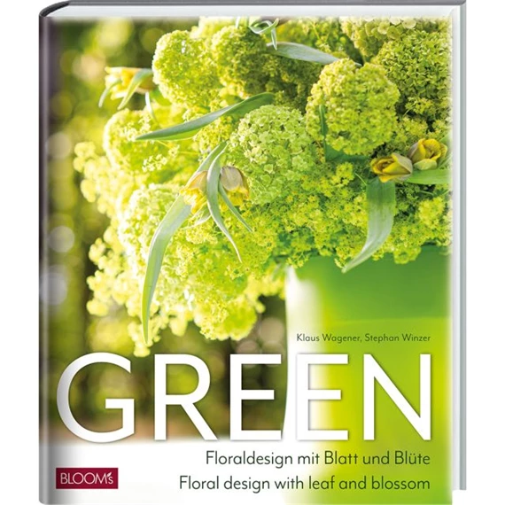 Könyv Green – Floraldesign mit Blatt und Blüte - Zöld levelek és virágok