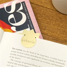 Könyvjelző, sárgaréz S/4