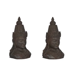 Könyvtámasz szett, Buddha 16,1x10,6x28,8 cm S/2