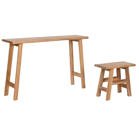 Konzolasztal szett 120x30x76 cm S/2