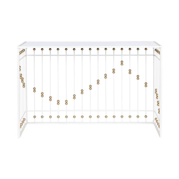 Konzolasztal tükörrel 120x40x80 cm