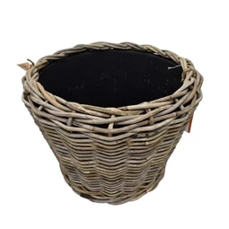 Kosár betéttel kerek 43x33 cm